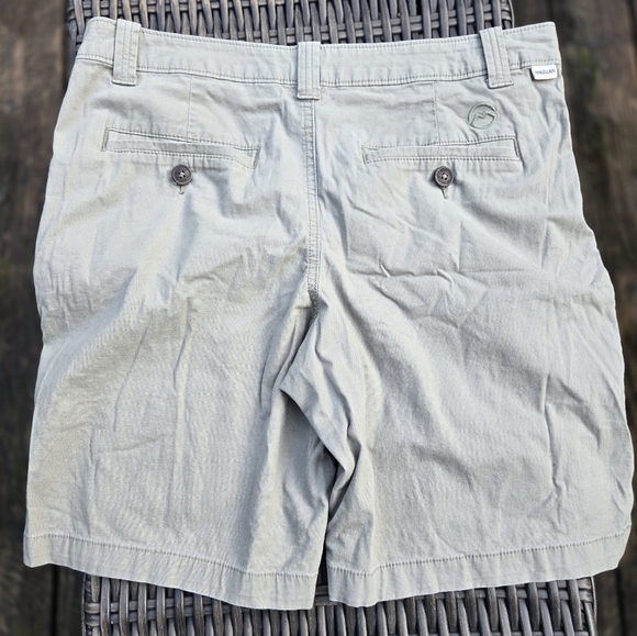 Magellan Outdoors Men's Size 32 Light Gray Chino Flat Front Shorts 9" Inseam - Picture 4 of 4